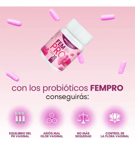 Con FEM PRO: Olvídate de olores, infecciones y desequilibrios hormonales 🌸