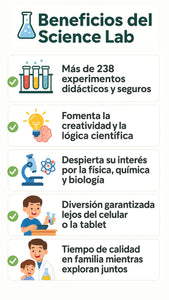 Kit de Science Lab: ✨ Despierta su creatividad y forma al futuro científico de la familia. 🔬