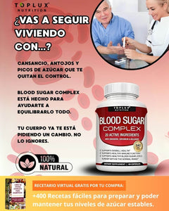 🧬Blood Sugar Complex 99 Importado de USA🗽: Ayuda a regular tu glucosa 🩸y ayuda a eliminar las bacterias del higado