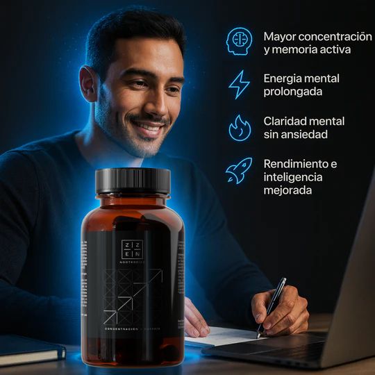🚀 ZZEN FOCUS — Máxima claridad mental, concentración total y energía constante 💊