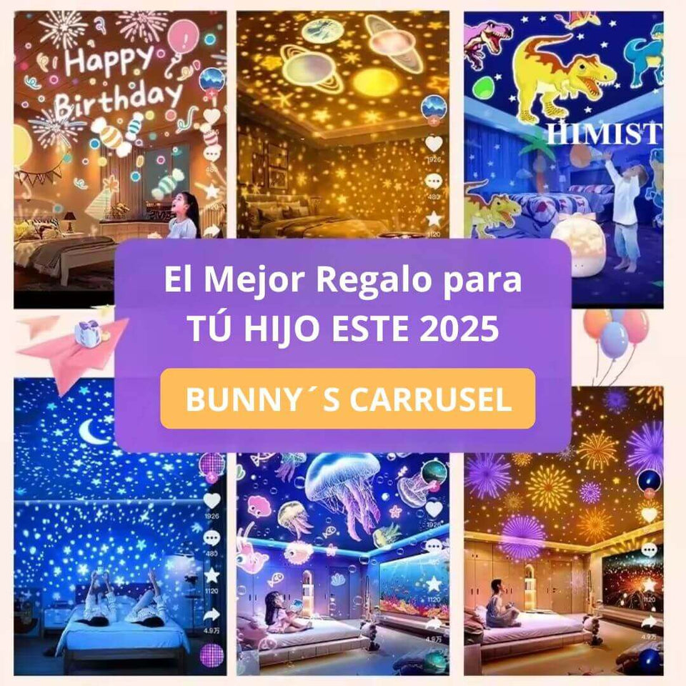 Bunny's Carrusel 🎠: transforma su cuarto en un mundo mágico y de tranquilidad😌