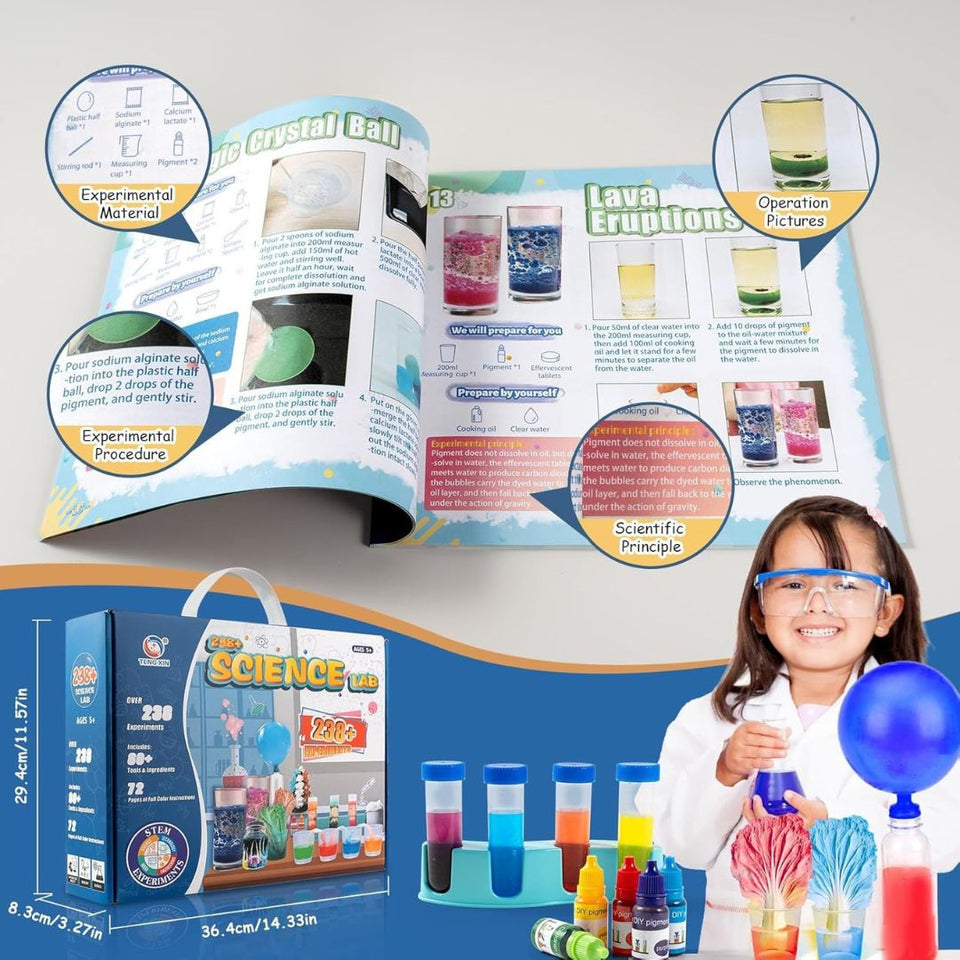 Kit de Science Lab: ✨ Despierta su creatividad y forma al futuro científico de la familia. 🔬