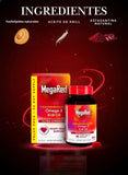 MegaRed Omega-3 Krill Oil 👉 Protege tu corazón y activa tu energía todos los días ❤️⚡