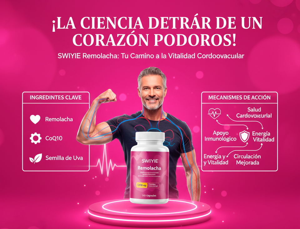 Remolacha 1200mg: El Soporte Vascular y Energético ❤️
