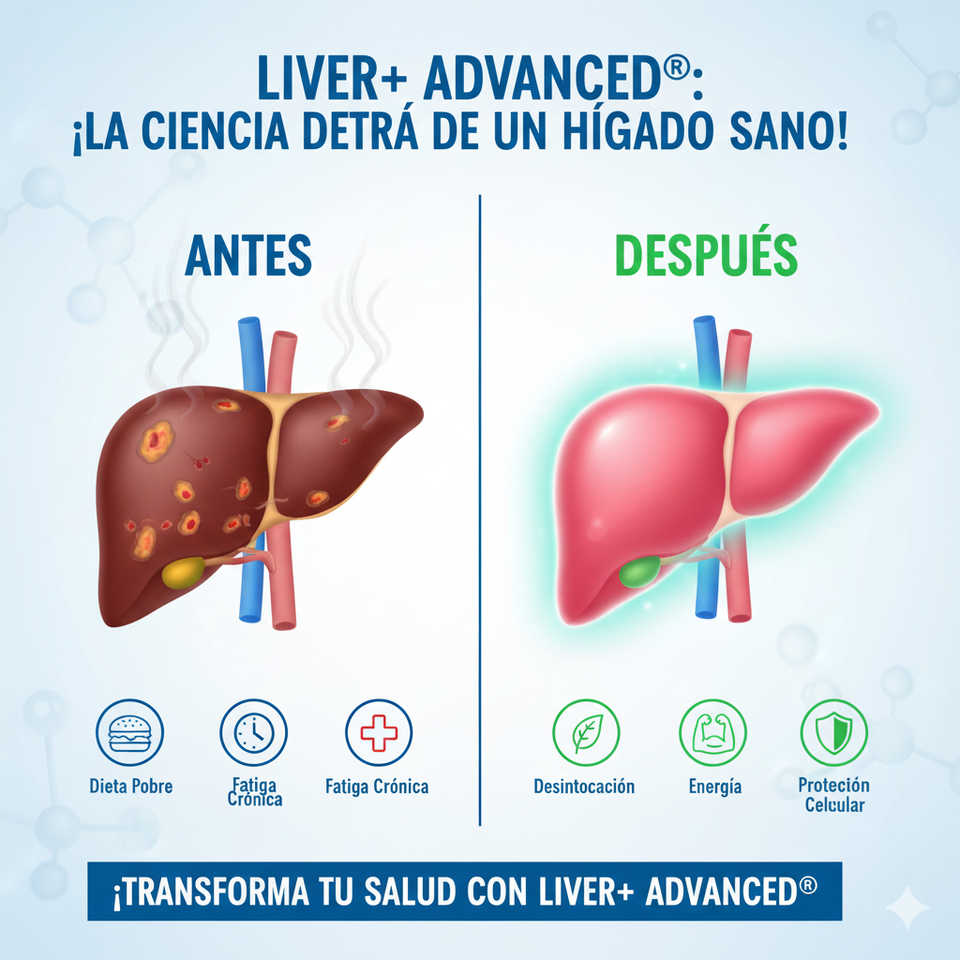 Liver Detox 20-en-1: El Complejo Avanzado con Cardo Mariano y Glutatión para la Limpieza, Reparación y Energía del Hígado. ⚡️🦠