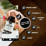 GRASFED BEEF LIVER Importado de USA: El secreto ancestral para limpiar el hígado y restaurar su salud óptima