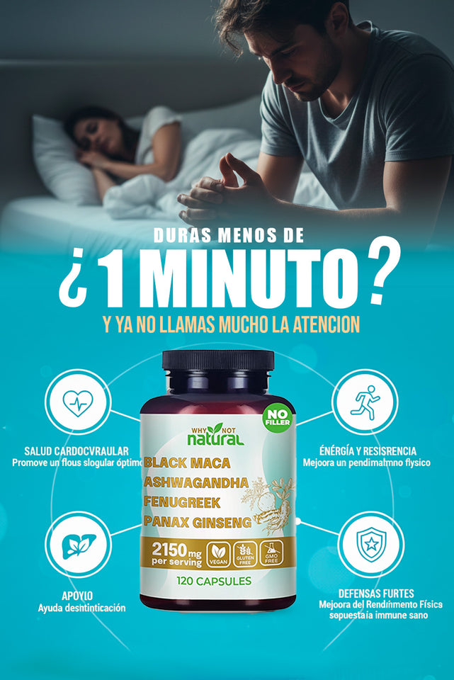 Natural Raíz de maca negra orgánica 4 en 1