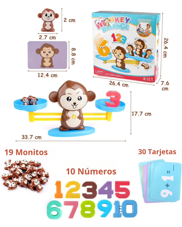🧠🐵 EduMonkey™ El juguete Montessori perfecto para que tu niño aprenda jugando