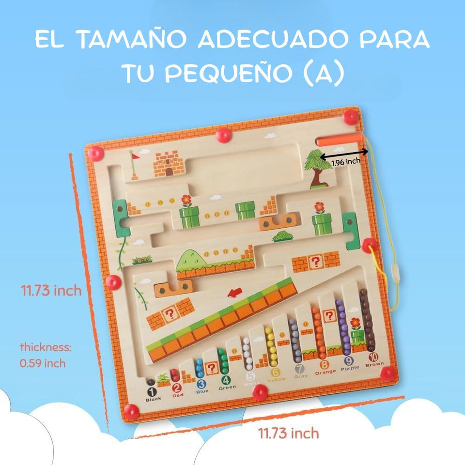 Laberinto Educativo Montessori Premiun: ¡Aléjalo de la pantalla y despierta todo su potencial!