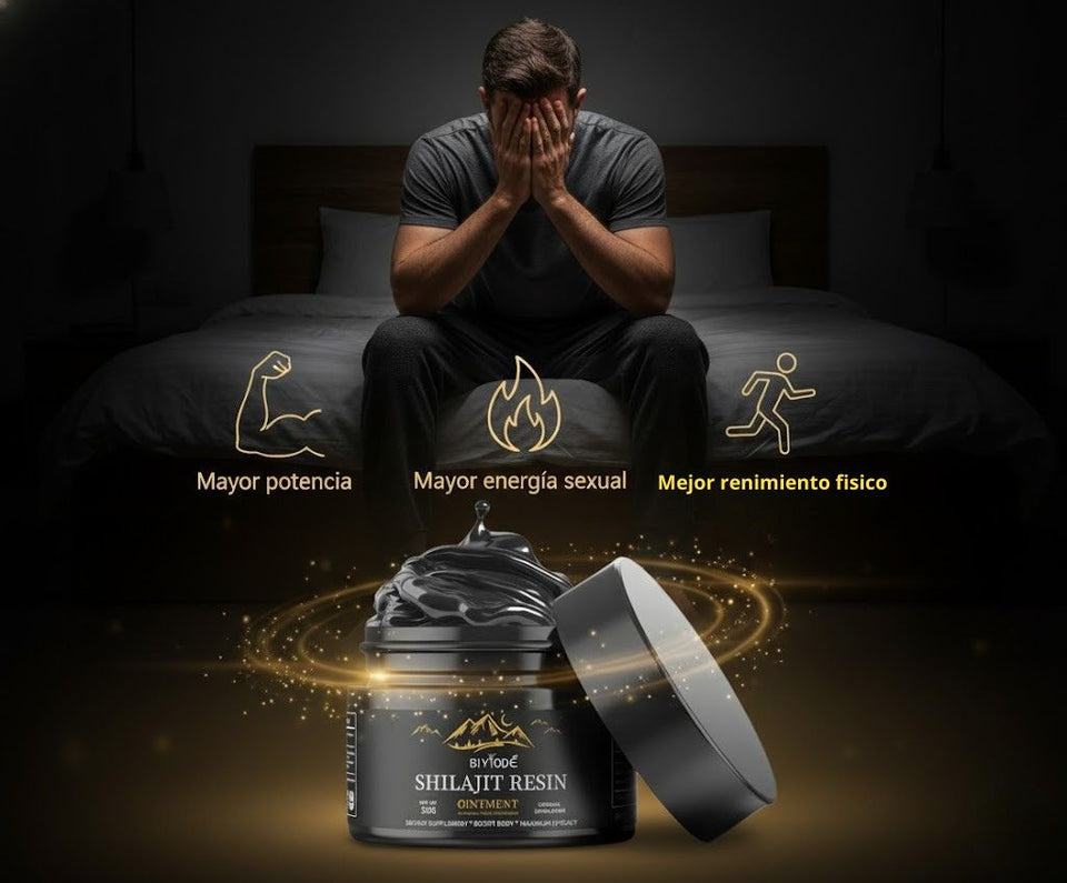 Shilajit Resin 👉 Recupera tu energía, fuerza y vitalidad masculina de forma natural 💪⚡