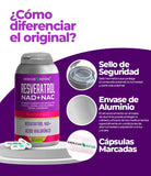 NAD+ RESVERATROL de American Natural Importado de EEUU: El elixir de la juventud en una capsula