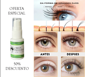 "¡Mirada Impactante! Suero para Alargamiento de Cejas y Pestañas."