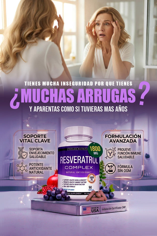 resveratrol complex - la fórmula completa para verte joven 🧬💊