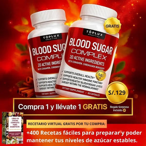 🧬Blood Sugar Complex 99 Importado de USA: Ayuda a regular tu glucosa 🩸y ayuda a eliminar las bacterias del higado