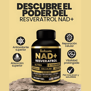 NAD + RESVERATROL IMPORTADO EE.UU 🔥 El secreto de la juventud, en una cápsula 💊