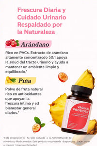 🌸Con VAGINAL PROBIOTIC importado de USA🗽:Di adiós al mal olor, ardor y molestias íntimas😔