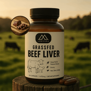 GRASFED BEEF LIVER Importado de USA: El secreto ancestral para limpiar el hígado y restaurar su salud óptima