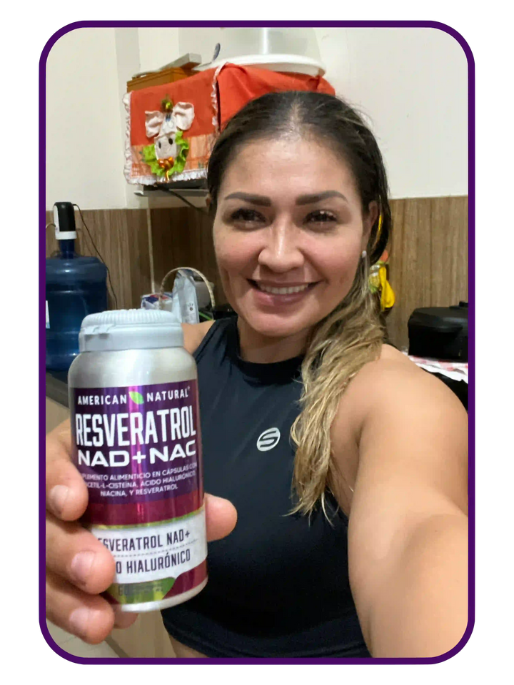 NAD+ RESVERATROL de American Natural Importado de EEUU: El elixir de la juventud en una capsula