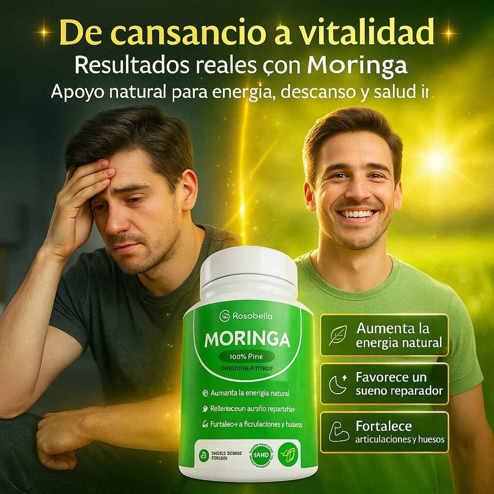 ✨Con Moringa de Rosabella 100% Pura recupera tu energía⚡, fortalece tus defensas🛡️y acelera tu metabolismo