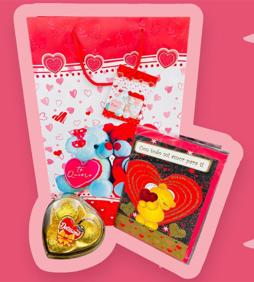 "Pack Exclusivo con Chocolate Irresistible + Bolsa de Regalo Elegante + Dedicatoria que Enamora"