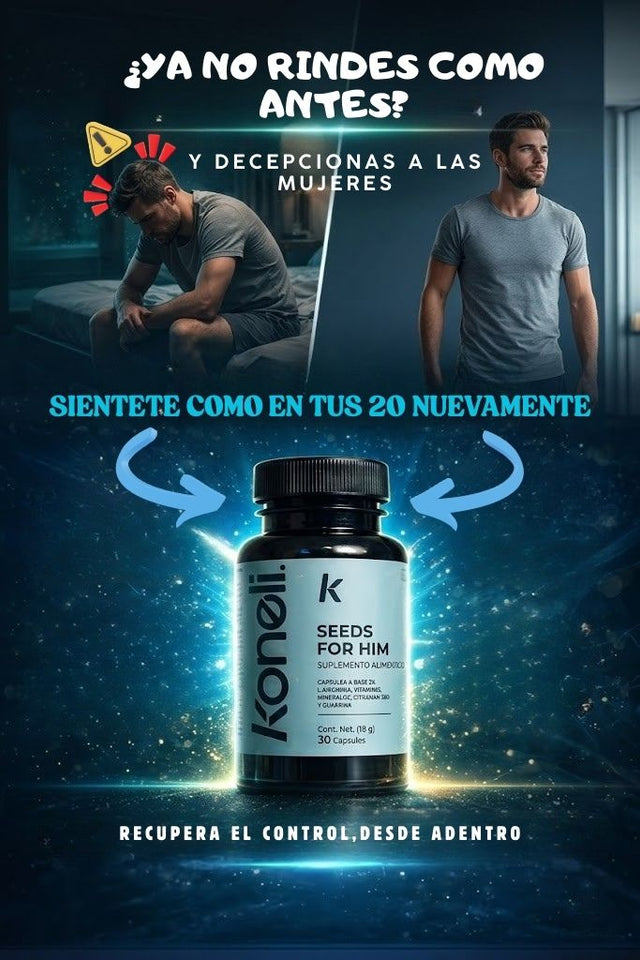 Seeds For Him – Apoyo Natural para la Vitalidad Masculina ⚡