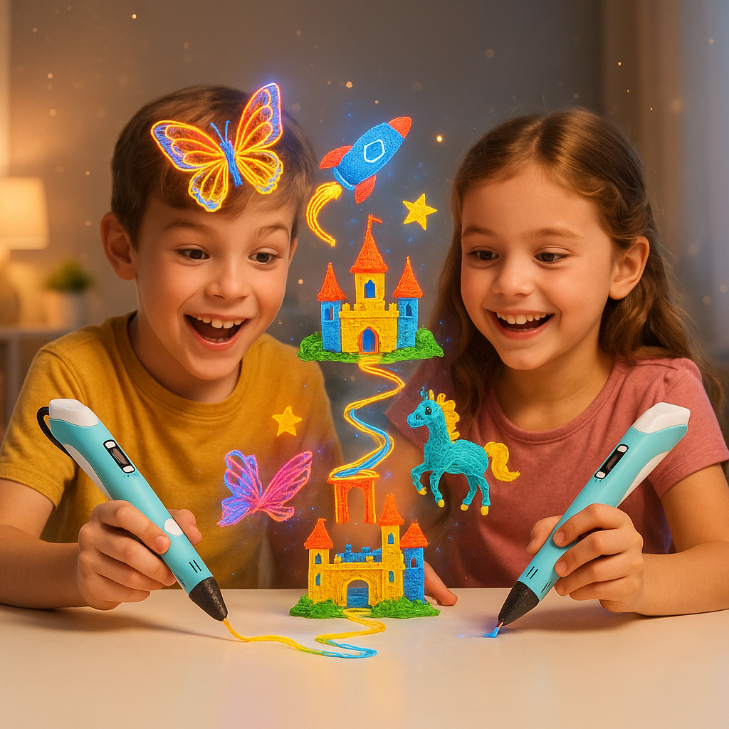 🌈🖌️Lápiz mágico que transforma ideas en figuras 3D… y a tus hijos en verdaderos creadores.🧒✨