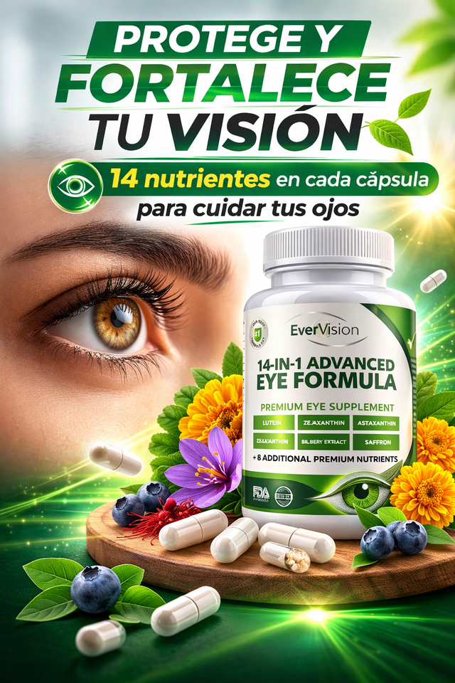 👁️ EverVision – Fórmula Avanzada 14-en-1 para Cuidar tu Visión
