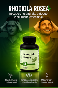 Rhodiola Rosea — Controla el Estrés, Recupera tu Energía y Enfoca tu Mente 💪