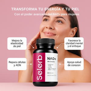 Selerb NAD+ Ultra – Fórmula Anti-Edad y Energía Femenina Importado de USA