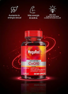 MegaRed Advanced CoQ10 – Energía y Vitalidad Sexual ❤️⚡