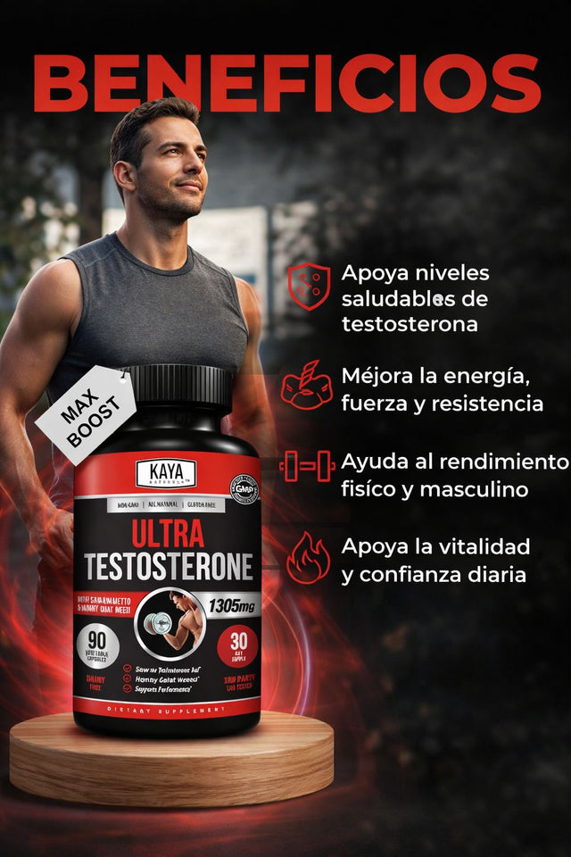 🔥 Ultra Testosterone – Max Boost de Energía y Rendimiento 💪