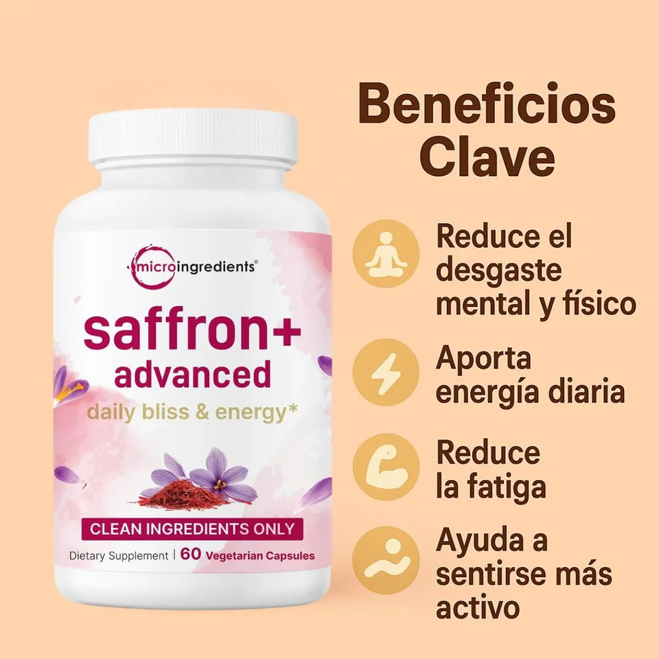 Con Saffron+ Advanced: Olvídate del caos del país, el estrés 💸 y el insomnio 😴 y despierta renovado 🏃‍➡️