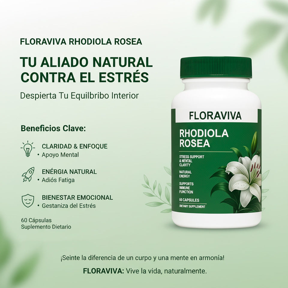 RHODIOLA ROSEA: TU MEJOR ALIADO PARA LA CLARIDAD MENTAL. 🧠✨