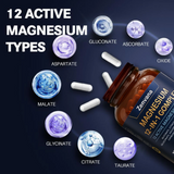 Con Magnesium 12 en 1 Complex:✨ Vuelve a despertar con ganas, no con cansancio😴Tu cuerpo puede sentirse joven otra vez 💪