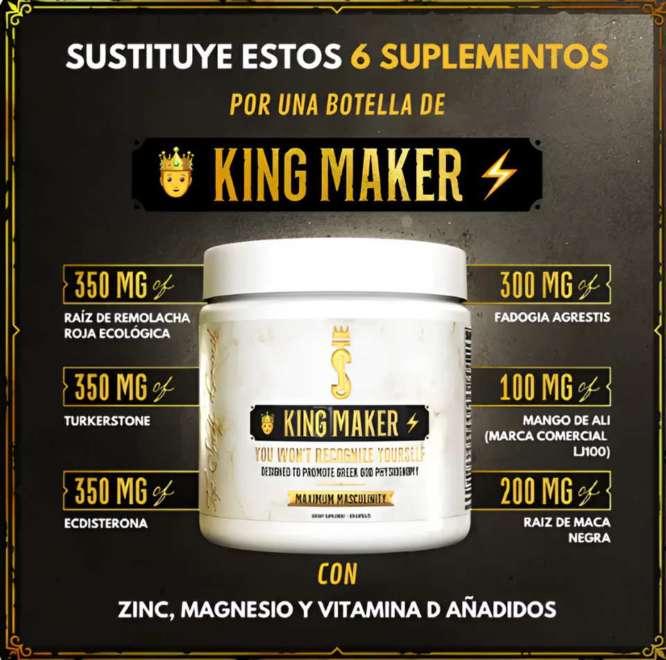GEN KING MAKER – Potencia, energía y confianza para el hombre moderno 💪