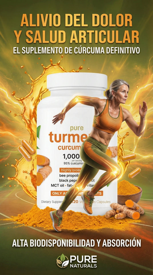 Turmeric Curcumin 95 👉 Reduce la inflamación, alivia el dolor y recupera tu movilidad todos los días 🔥🦵