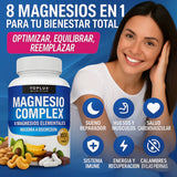 Magnesio Complex Importado de USA: dile adiós a la barriga hinchada, 😩cansancio, 🤯 dolores de cabeza y senos caídos con solo 2 cápsulas al día ☀️