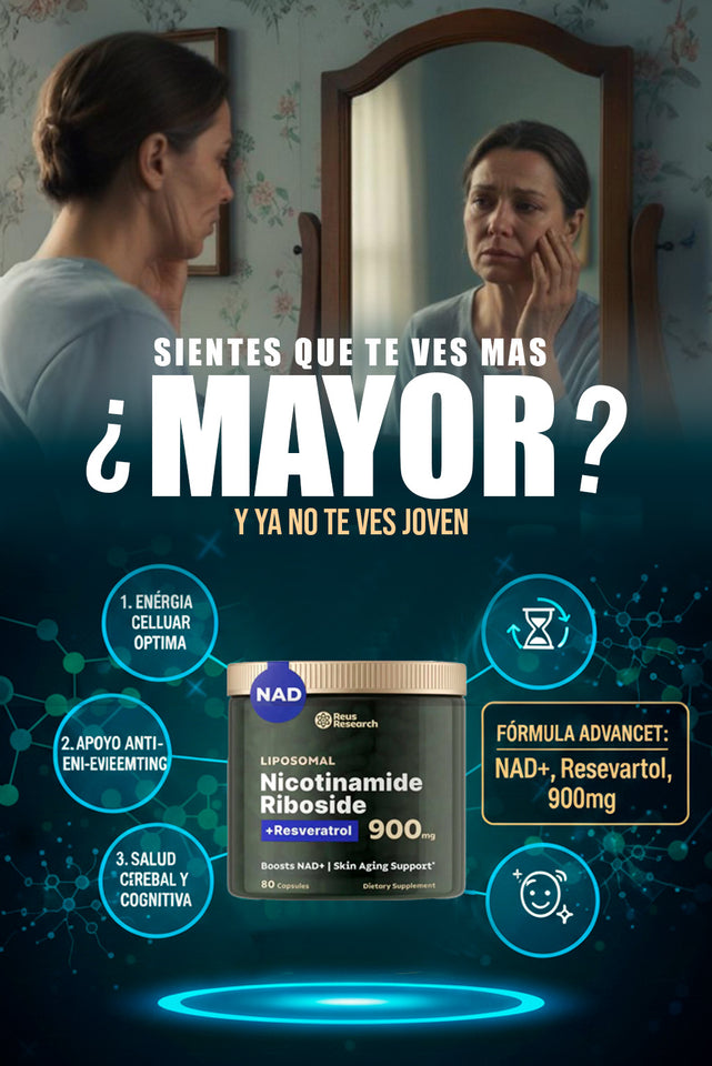 Breatify NAD Nicotinamide Riboside (NR): El Secreto para Despertar tu Energía Celular y Detener el Reloj del Envejecimiento. ⚡️⏳