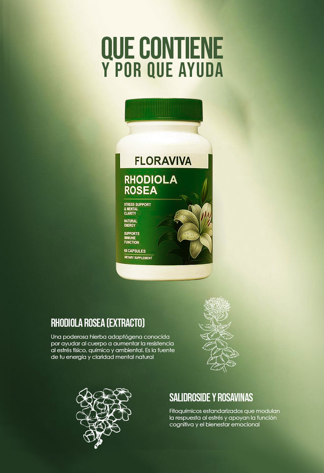 RHODIOLA ROSEA: TU MEJOR ALIADO PARA LA CLARIDAD MENTAL. 🧠✨