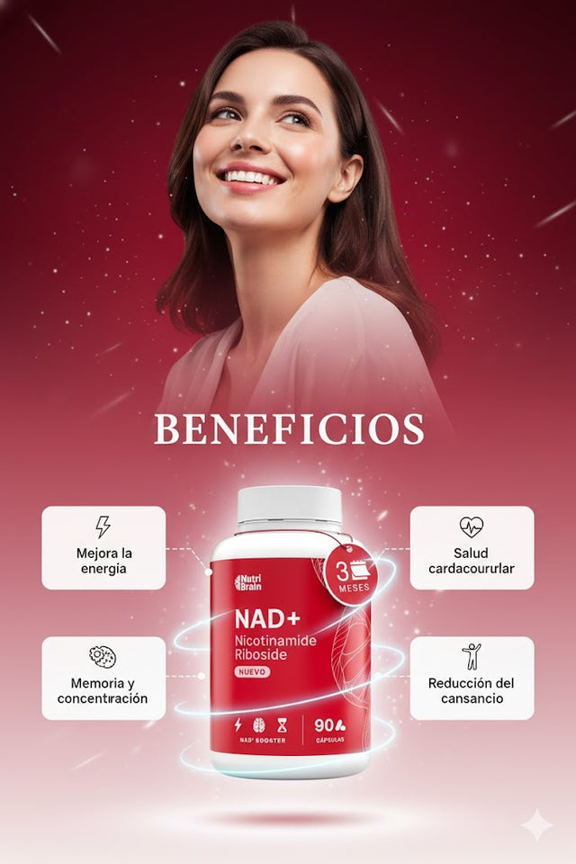 NAD+ Fórmula Española – Juventud, Energía y Rendimiento