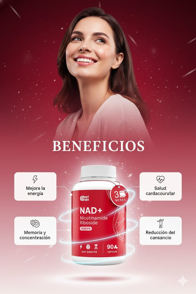 NAD+ Fórmula Española – Juventud, Energía y Rendimiento