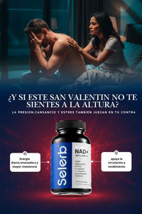 Selerb NAD+ para Hombres – Energíaa, Circulación y Anti-Edaad 🔥